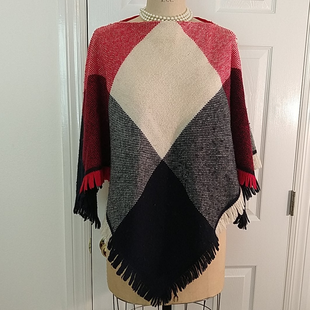Churchill Handwoven Vintage Poncho